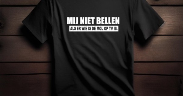 T shirt 2024 de mol